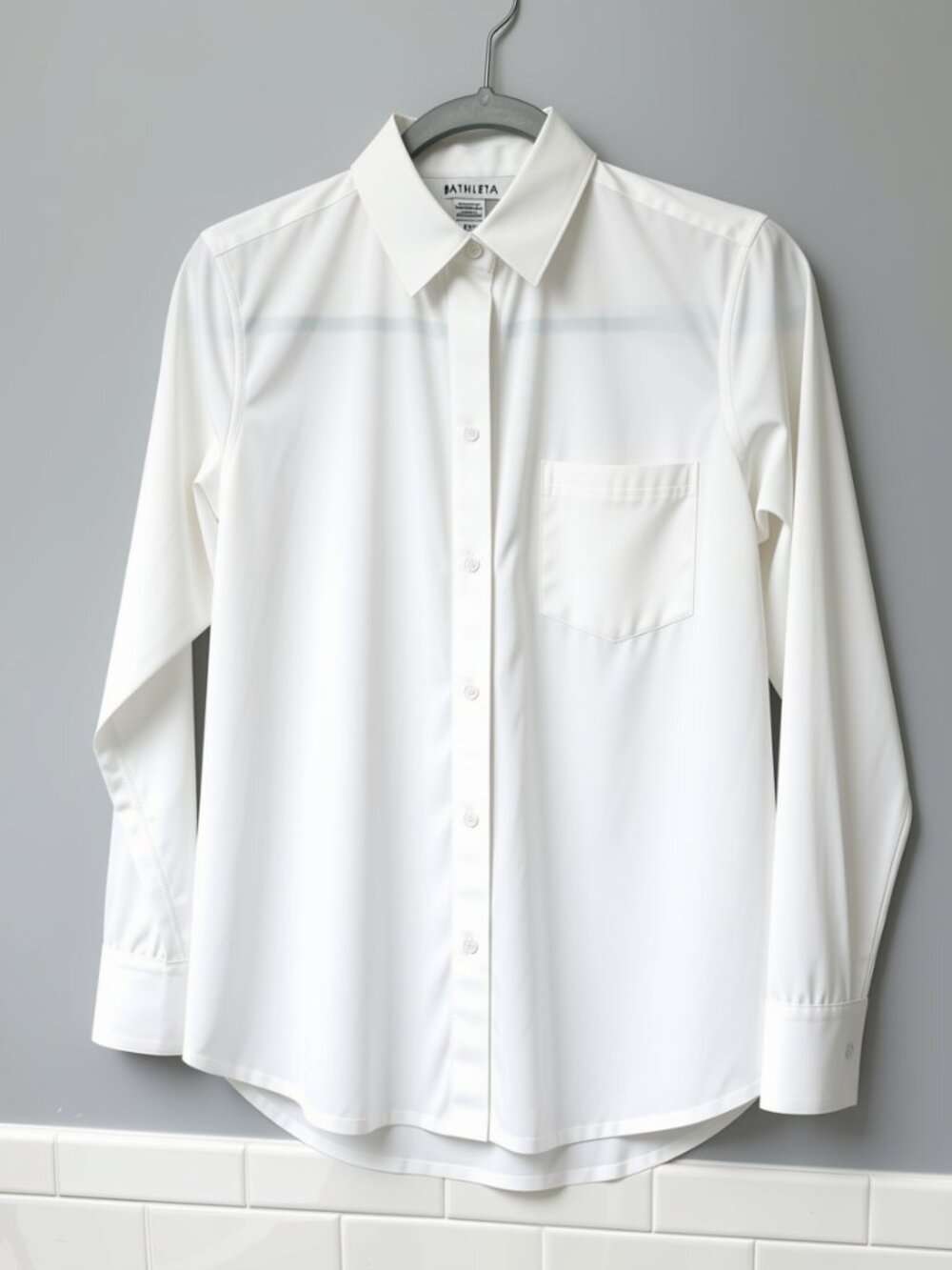 Athleta Urbanite Button Down Shirt, Bright White, Size XXS